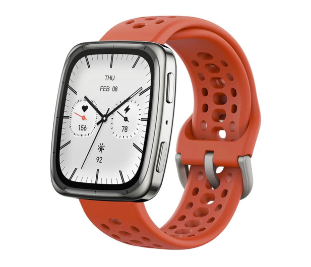 Huami Amazfit Active 2 Square Black Leather-Premium Version (NFC) - 1342800 - zdjęcie 2